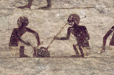 Glass Blowers (detail) by Egyptian